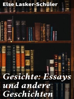cover image of Gesichte